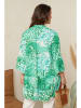 Curvy Lady Tuniek groen/wit