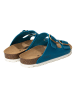 Sunbay Leder-Pantoletten "Trefle" in Blau
