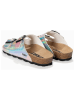 Sunbay Slippers "Trefle" zilverkleurig