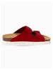 Sunbay Leder-Pantoletten "Trefle" in Rot