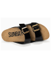 Sunbay Pantoletten "Trefle" in Schwarz