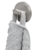 Tiger Wandhaak zilverkleurig - Ø 4,9 cm