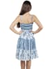 Isla Bonita by SIGRIS Kleid in Blau/ Weiß