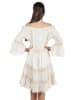Isla Bonita by SIGRIS Kleid in Creme