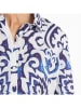 Isla Bonita by SIGRIS Kleid in Weiß/ Dunkelblau
