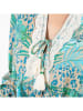 Isla Bonita by SIGRIS Bluzka w kolorze beżowo-turkusowym