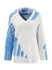 Aniston Sweter w kolorze biało-błękitnym