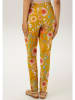 Aniston Spodnie w kolorze musztardowym ze wzorem