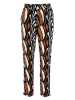 Aniston Spodnie w kolorze czarno-brązowym