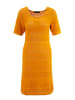 Aniston Gebreide jurk oranje