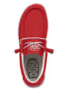 Hey Dude Slipper "Wally Sox" in Rot