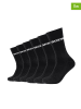 Skechers Skarpety (6 par) w kolorze czarnym do tenisa