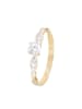 L'OR by Diamanta Gouden ring "Romane" met zirkonia's