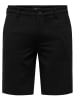 ONLY & SONS Chinoshorts in Schwarz