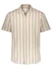 SELECTED HOMME Hemd in Beige/ Weiß
