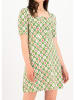 Blutsgeschwister Kleid "Hip to Be Square" in Grün