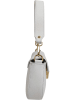 ORE10 Leder-Schultertasche in Weiß - (B)15 x (H)24 x (T)5 cm