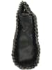 ORE10 Leder-Schultertasche in Schwarz - (B)22 x (H)23 x (T)6 cm