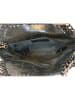 ORE10 Leder-Schultertasche in Schwarz - (B)22 x (H)23 x (T)6 cm