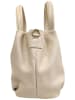 ORE10 Leren handtas beige - (B)34 x (H)21 x (D)13 cm