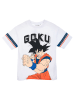 Dragon Ball Z Koszulka "Dragon Ball Super" w kolorze białym ze wzorem
