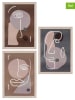 House Nordic 3er-Set: Bilderrahmen "Madison" in Hellbraun - (B)30 x (H)21 cm