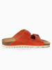 BAYTON Leren slippers "Atlas" oranje