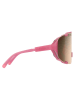 POC Okulary rowerowe "Devour" w kolorze różowo-brązowym