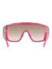 POC Okulary rowerowe "Devour" w kolorze różowo-brązowym