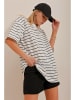 Trend Alacati Shirt wit/zwart