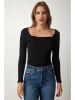 Happiness Istanbul Longsleeve in Schwarz