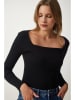 Happiness Istanbul Longsleeve in Schwarz
