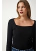 Happiness Istanbul Longsleeve in Schwarz