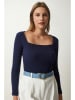 trendyol Longsleeve donkerblauw