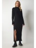 Happiness Istanbul Strickkleid in Schwarz