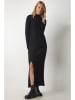 Happiness Istanbul Strickkleid in Schwarz