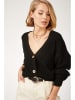 Happiness Istanbul Cardigan in Schwarz