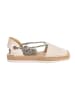 Michael Kors Leder-Espadrilles in Creme