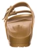 Birkenstock Pantoletten "Arizona" in Gold - Weite N