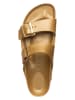 Birkenstock Pantoletten "Arizona" in Gold - Weite N