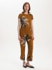 BGN Broek lichtbruin/zwart/wit