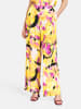 TAIFUN Spodnie w kolorze różowo-żółtym