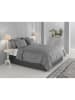 Zo!Home Beddengoedset "Paisley" donkergrijs