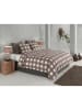 Zo!Home Beddengoedset "Quattro di Lino" wit/taupe