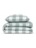 Zo!Home Beddengoedset "Quattro di Lino" wit/mintgroen