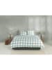 Zo!Home Beddengoedset "Quattro di Lino" wit/mintgroen
