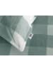 Zo!Home Beddengoedset "Quattro di Lino" wit/mintgroen