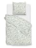 Zo!Home Beddengoedset "Ramoscello" wit/groen