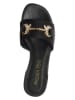 Patrizia Pepe Leren slippers zwart