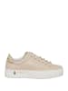 Patrizia Pepe Leder-Sneakers in Beige